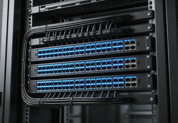 Adtran enterprise network switches in data center