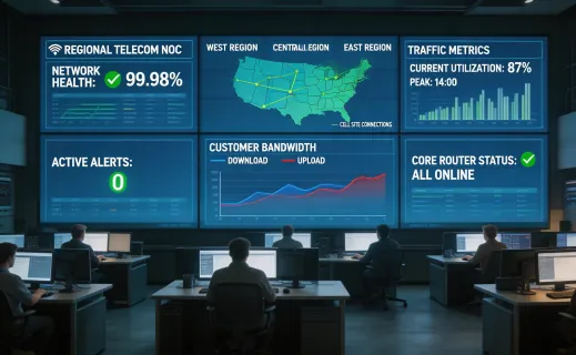 Regional carrier network deployment case study